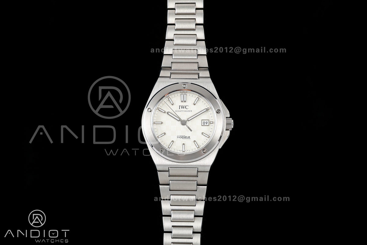 Ingenieur Automatic 40 SS MZF 1:1 Best Edition White Dial on SS Bracelet A2892